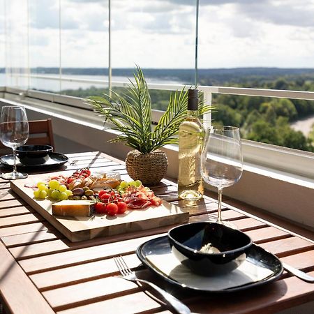 "Penthouse Wolke 12" Mit Unglaublichem Ausblick - Meerblick Sierksdorf Bagian luar foto