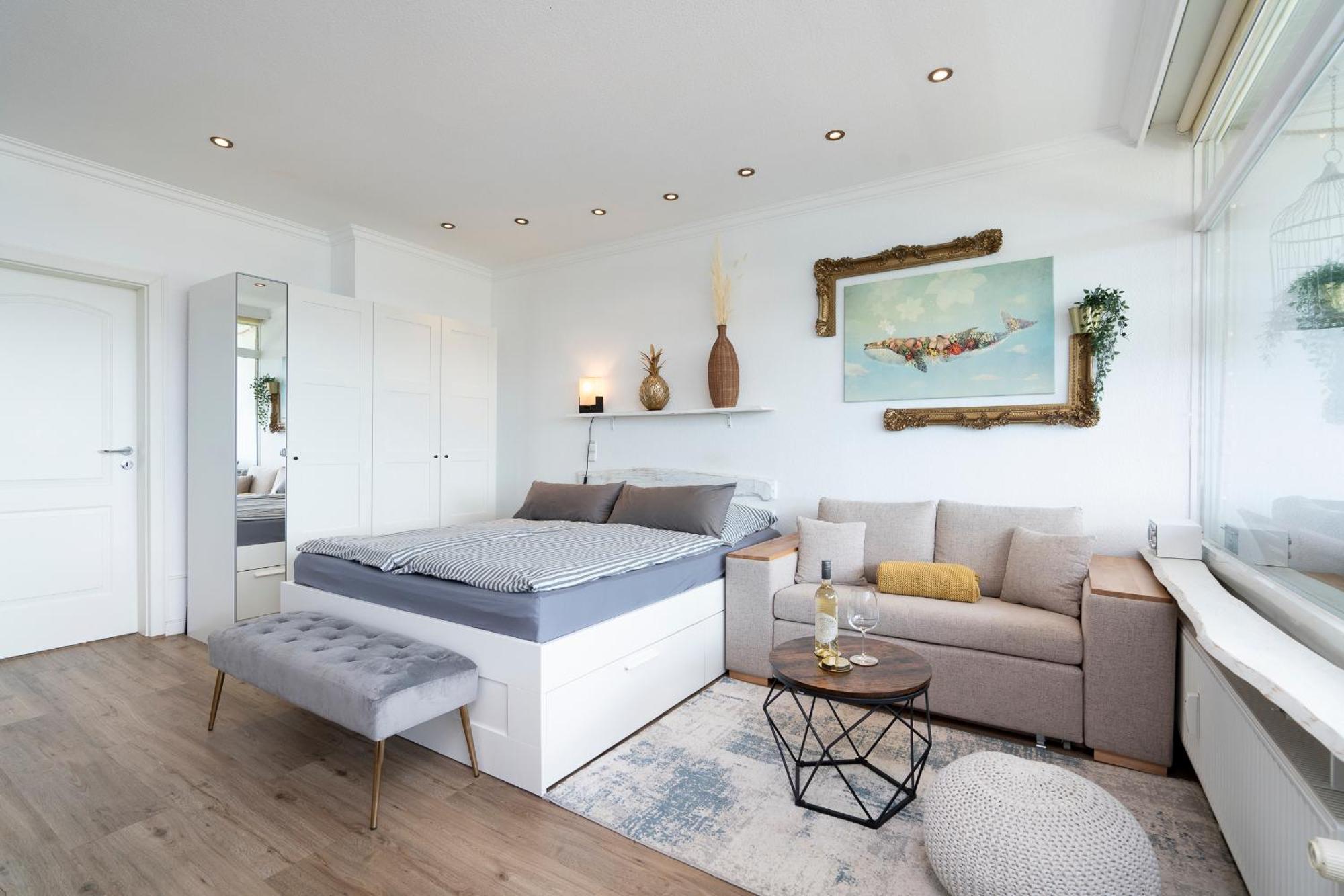 "Penthouse Wolke 12" Mit Unglaublichem Ausblick - Meerblick Sierksdorf Bagian luar foto
