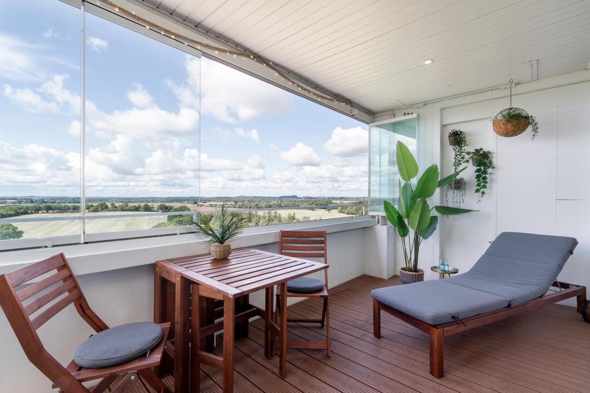 "Penthouse Wolke 12" Mit Unglaublichem Ausblick - Meerblick Sierksdorf Bagian luar foto
