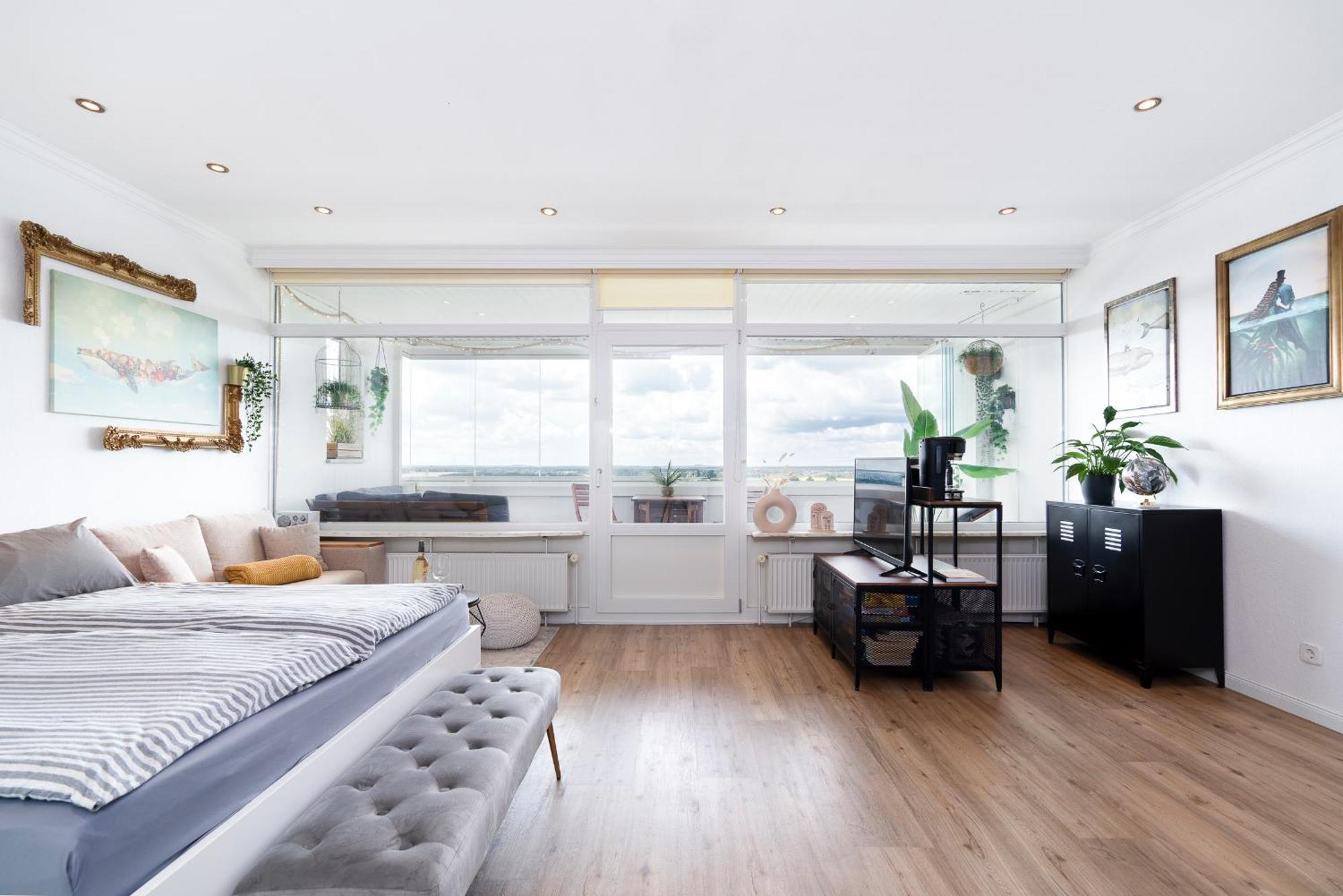 "Penthouse Wolke 12" Mit Unglaublichem Ausblick - Meerblick Sierksdorf Bagian luar foto