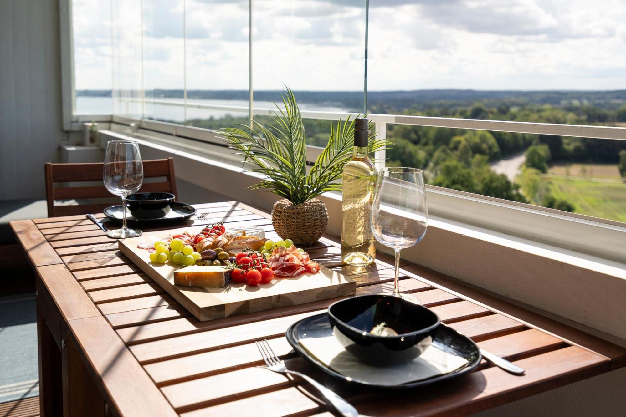 "Penthouse Wolke 12" Mit Unglaublichem Ausblick - Meerblick Sierksdorf Bagian luar foto