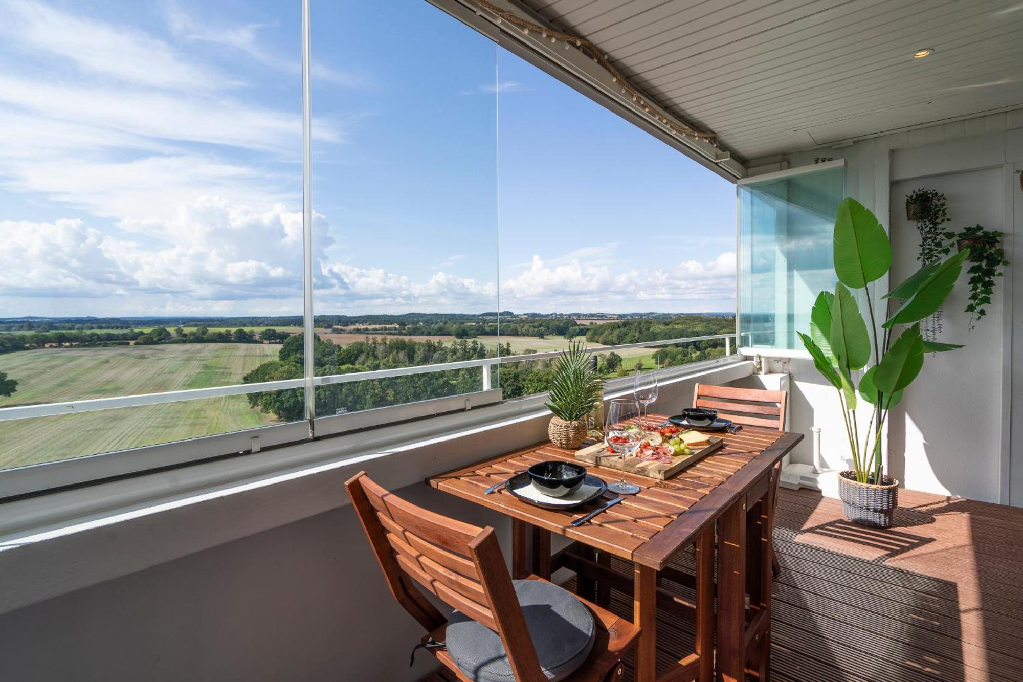 "Penthouse Wolke 12" Mit Unglaublichem Ausblick - Meerblick Sierksdorf Bagian luar foto